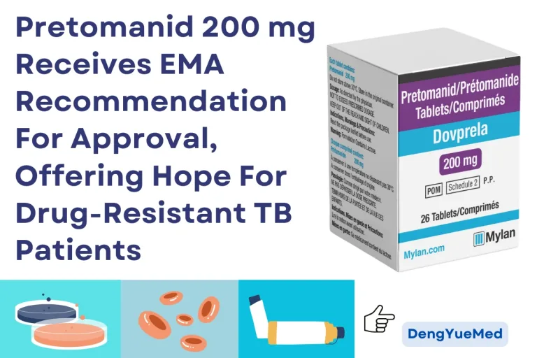 Pretomanid 200 mg Receives EMA Recommendation For Approval, Offering Hope For Drug-Resistant TB Patients Pretomanid 200 mg Receives EMA Recommendation For Approval, Offering Hope For Drug-Resistant TB Patients