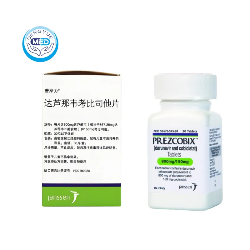 Prezcobix (Darunavir and Cobicistat) – HIV | HongKong DengYue Medicine Prezcobix (Darunavir and Cobicistat) – HIV | HongKong DengYue Medicine
