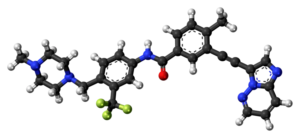 ponatinib molecule ball