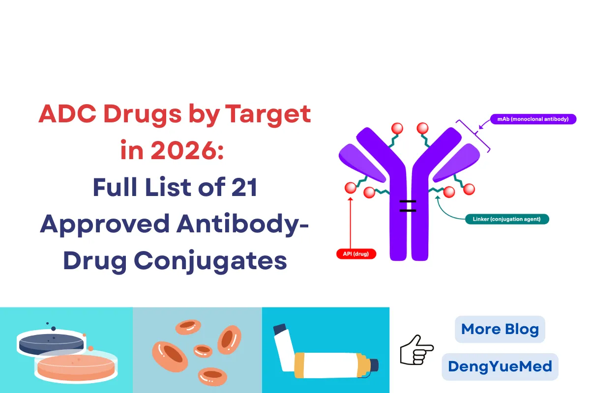 ADC Drugs by Target in 2026: Full List of 21 Approved Antibody-Drug Conjugates