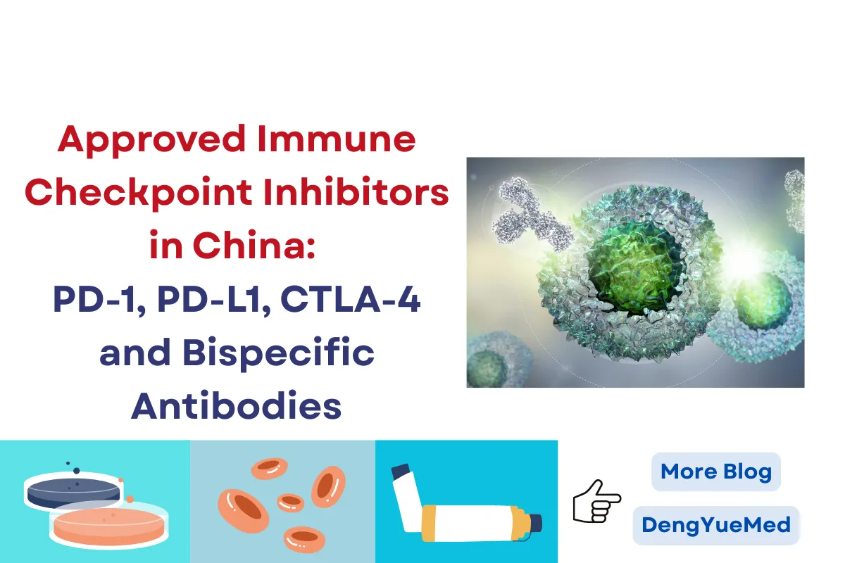 Approved Immune Checkpoint Inhibitors in China: PD-1, PD-L1, CTLA-4 and Bispecific Antibodies