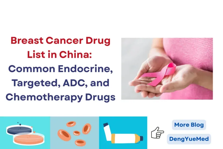 Breast Cancer Drug List in China: Common Endocrine, Targeted, ADC, and Chemotherapy Drugs