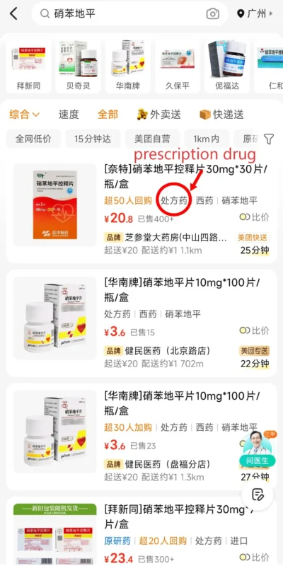 prescription medicine delivery in china key point 1